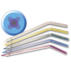 Safe-Dent- AIR WATER SYRINGE TIPS PLASTIC, Multi Color, 250 pcs bag